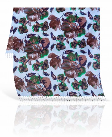 Палантин Женский S40-BIG.FL/BL.BE